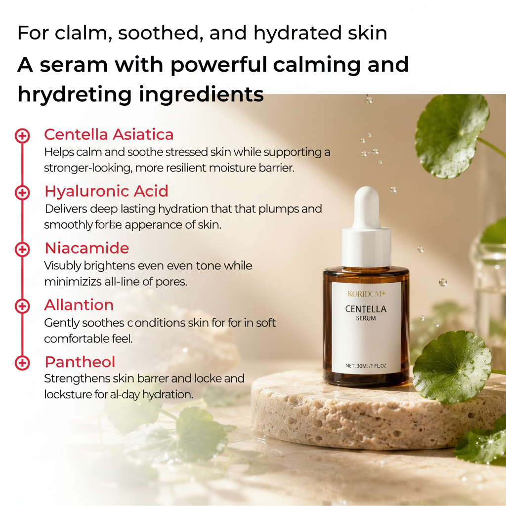 Cica Calm Serum Ingredient Feature